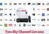 Tata Sky HD Channel Numbers 2021