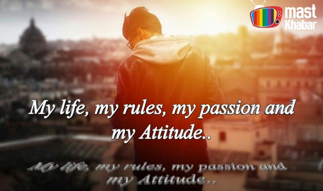 Attitude Shayari Status in Hindi & English Images Download