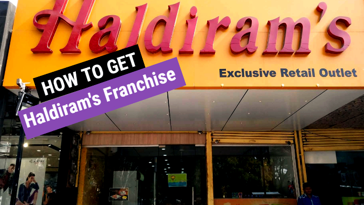 How to get haldiram franchise