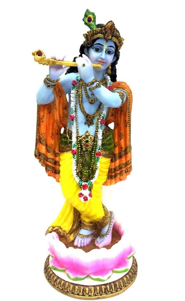 Sri Krishna Culture Polyresin Big Standing Krishna Murti