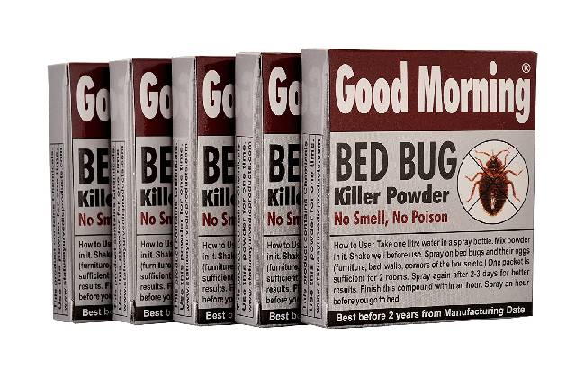 Good Morning Bed Bug Killer Spray Powder - Pack of 5