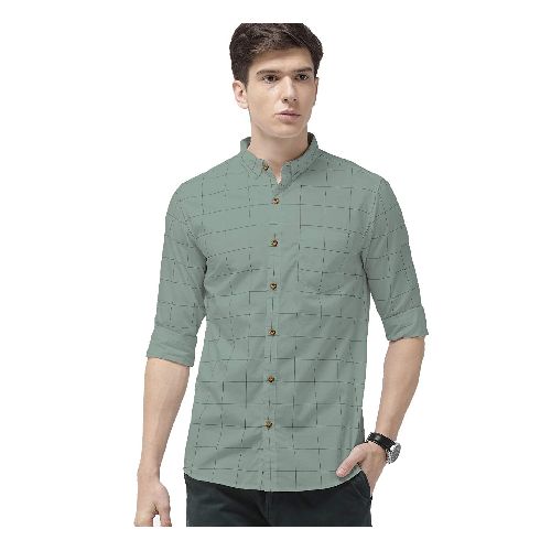 IndoPrimo Men's Slim Fit Casual Shirt