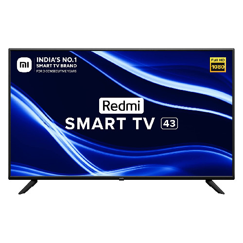 Redmi 108 cm (43 inches) Full HD Smart LED TV | (Black) (2021 Model)
