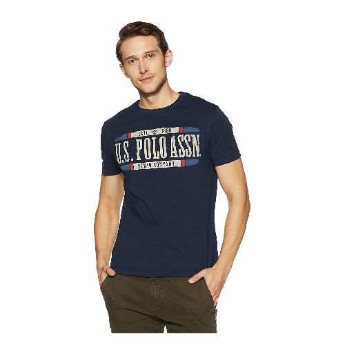 U.S. POLO ASSN. Men's Solid Regular Fit T-Shirt
