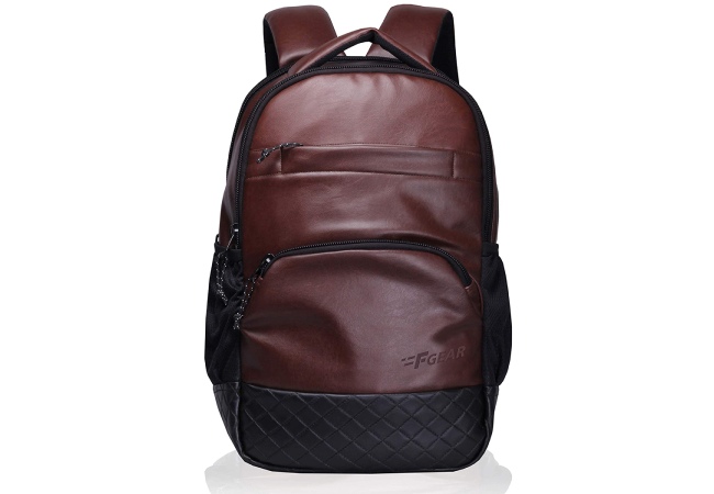 F Gear Luxur Brown 25 liter Laptop Backpack (2404)
