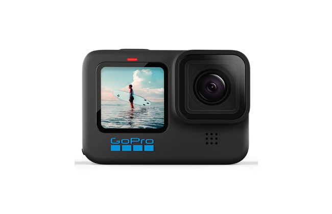 GoPro HERO10 Black — Waterproof Action Camera with Touch Screen 5K Ultra HD Video 23MP Photos 1080p