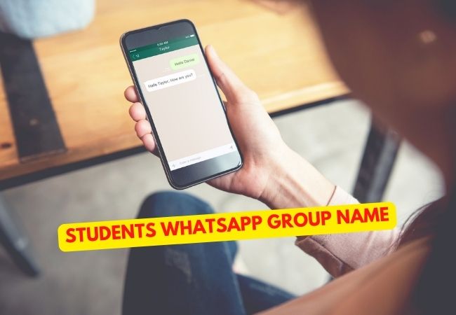 students whatsapp group name 2022