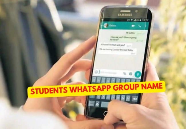 students whatsapp group name