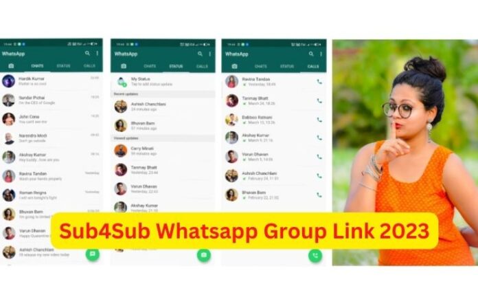 sub 4 sub whatsapp group link 2023