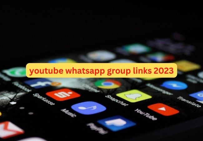 youtube whatsapp group links