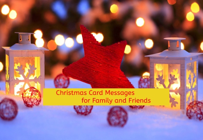 Christmas Card Messages for Family and Friends