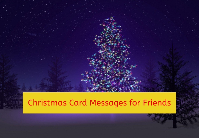Christmas Card Messages for Friends