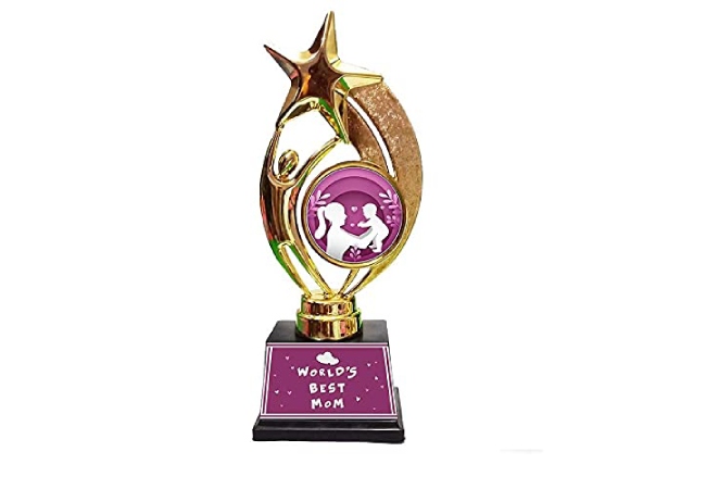 Tuelip World's Best Mom Trophy