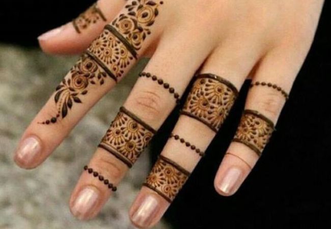 Mehndi Design Trends for Fingers