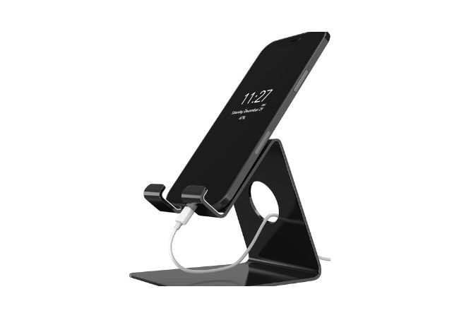 ELV Mobile Phone Mount Tabletop Holder for Phones and Tablets - Black