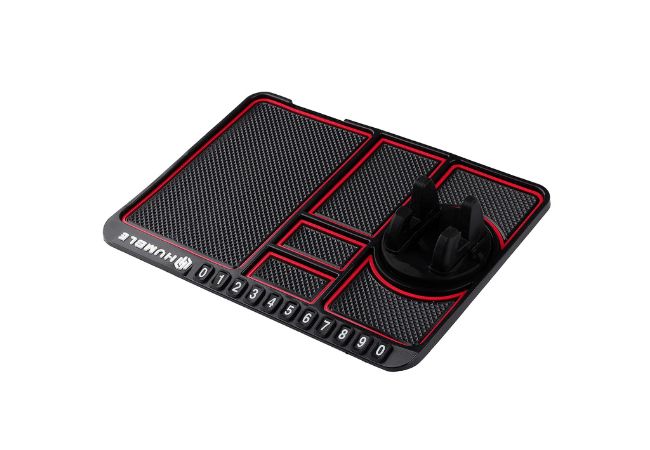 HUMBLE Rubber Car Dashboard Phone Mat with 360 Degrees Rotating