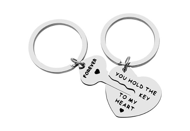 KeychainKeyring For Marriage Anniversary gift for Girlfriend, Wife