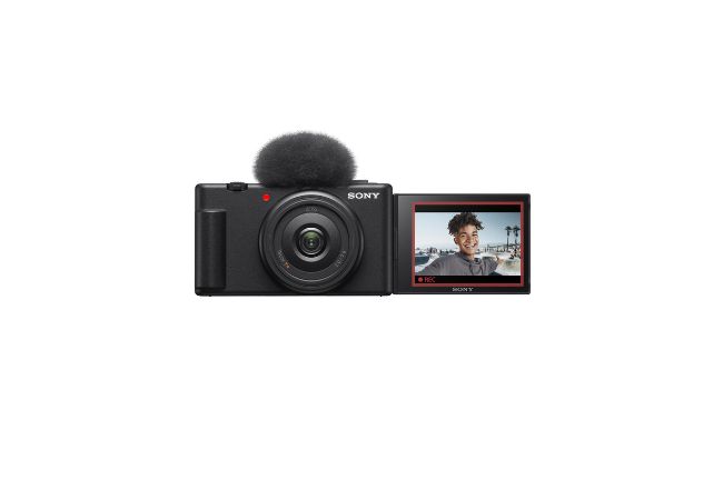 Sony Zv-1F Vlog Camera for Content Creators&Vloggers with Ultra-Wide 20Mm Prime Lens